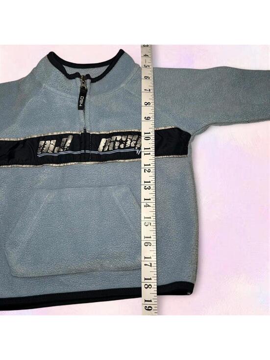 Vintage Old Navy Navy Blue Crewneck Half Zip 6-12 Months - Picture 4 of 5